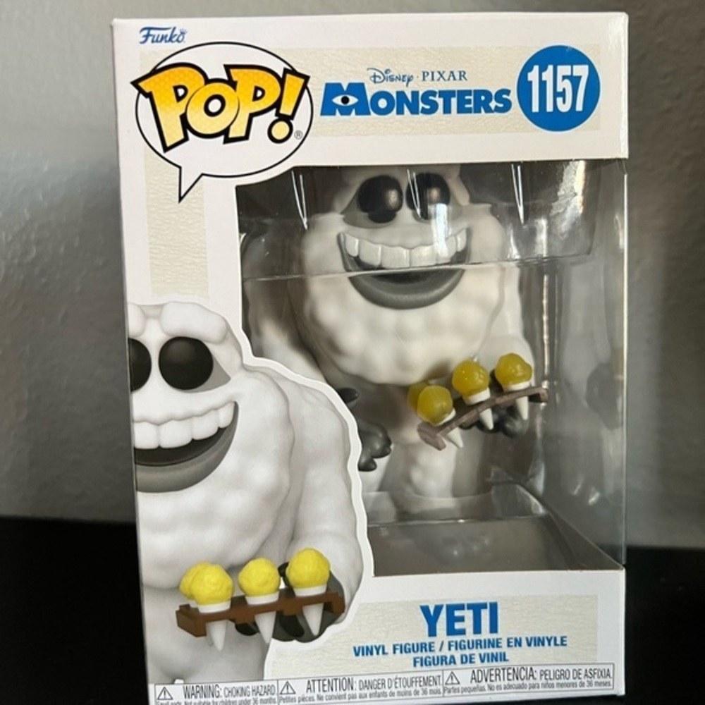 Funko Pop Disney Pixar Monsters Yeti Vinyl Figure